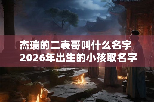 杰瑞的二表哥叫什么名字  2026年出生的小孩取名字