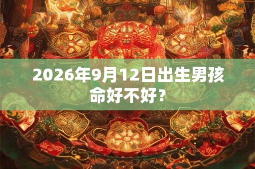 2026年9月12日出生男孩命好不好？