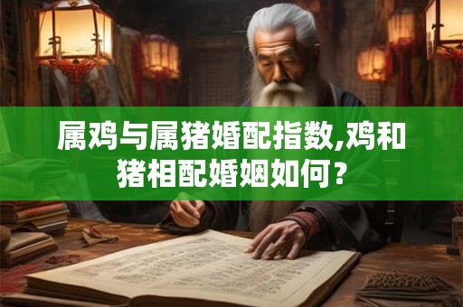 属鸡与属猪婚配指数,鸡和猪相配婚姻如何？