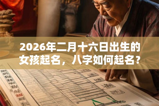 2026年二月十六日出生的女孩起名，八字如何起名？