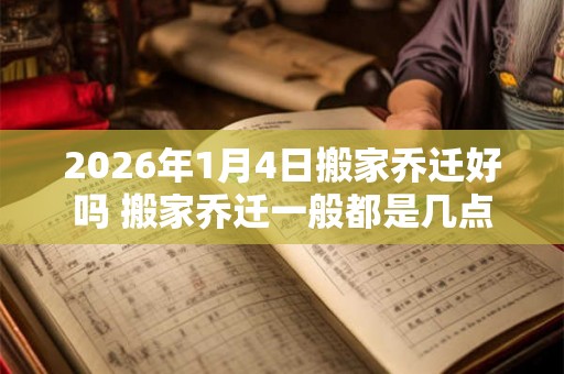 2026年1月4日搬家乔迁好吗 搬家乔迁一般都是几点 2026年1月4日搬家乔迁好吗 搬家乔迁一般都是几点