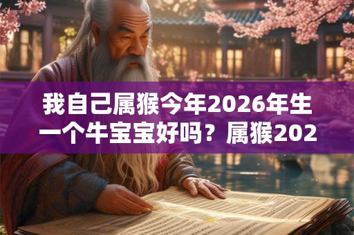 我自己属猴今年2026年生一个牛宝宝好吗?属猴2026年运势? 我自己属猴今年2026年生一个牛宝宝好吗?属猴2026年运势?