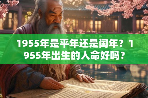 1955年是平年还是闰年？1955年出生的人命好吗？