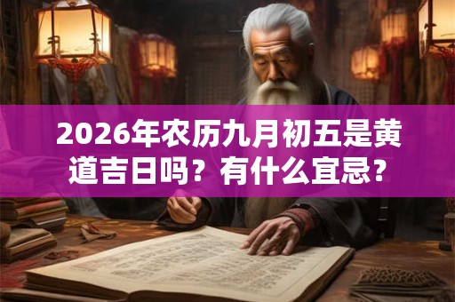 2026年农历九月初五是黄道吉日吗？有什么宜忌？
