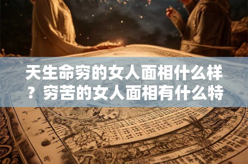 天生命穷的女人面相什么样？穷苦的女人面相有什么特征？