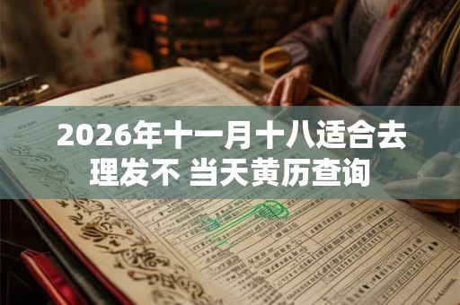 2026年十一月十八适合去理发不 当天黄历查询 2026年十一月十八适合去理发不 当天黄历查询