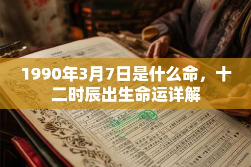 1990年3月7日是什么命，十二时辰出生命运详解