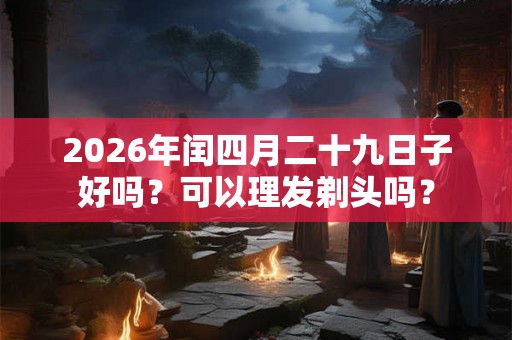 2026年闰四月二十九日子好吗？可以理发剃头吗？