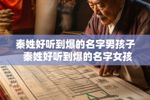 秦姓好听到爆的名字男孩子  秦姓好听到爆的名字女孩子