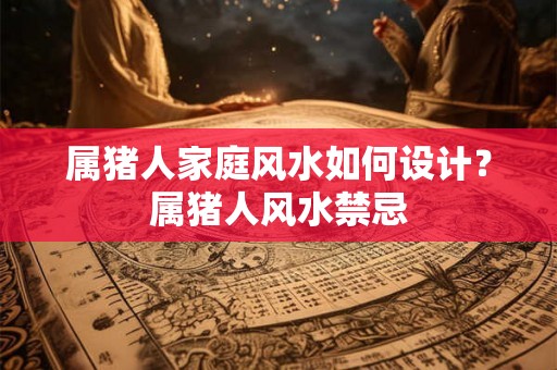 属猪人家庭风水如何设计？属猪人风水禁忌