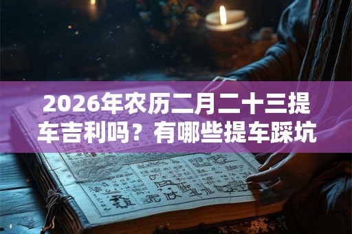 2026年农历二月二十三提车吉利吗？有哪些提车踩坑事项？