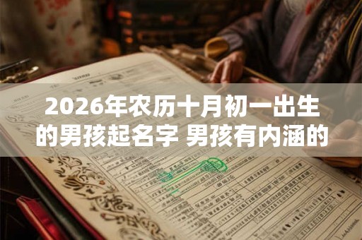 2026年农历十月初一出生的男孩起名字 男孩有内涵的好名字大全 2026年农历十月初一出生的男孩起名字 男孩有内涵的好名字大全