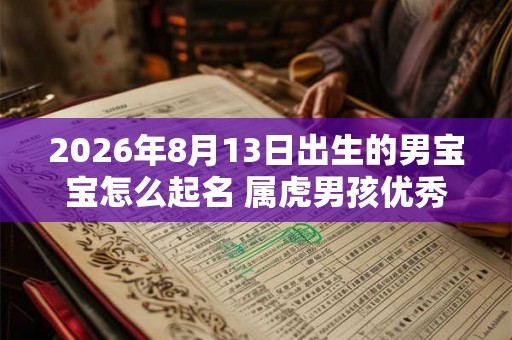 2026年8月13日出生的男宝宝怎么起名 属虎男孩优秀名字推荐