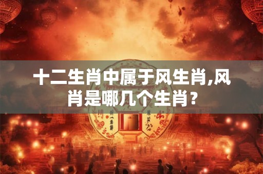 十二生肖中属于风生肖,风肖是哪几个生肖？