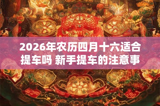 2026年农历四月十六适合提车吗 新手提车的注意事项