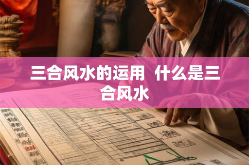 三合风水的运用 什么是三合风水 三合风水的运用 什么是三合风水
