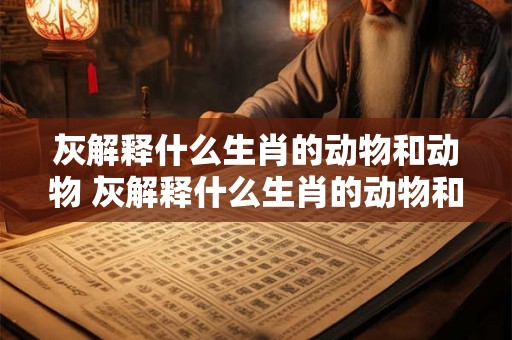 灰解释什么生肖的动物和动物 灰解释什么生肖的动物和动物有关 灰解释什么生肖的动物和动物 灰解释什么生肖的动物和动物有关
