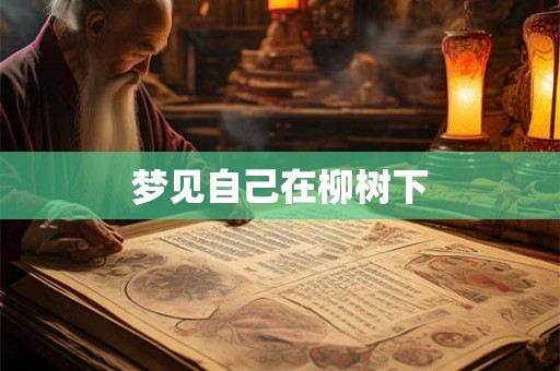 梦见自己在柳树下