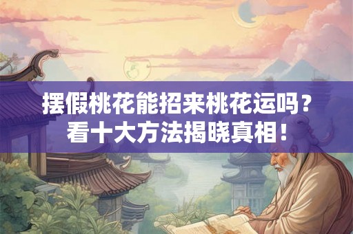 摆假桃花能招来桃花运吗？看十大方法揭晓真相！