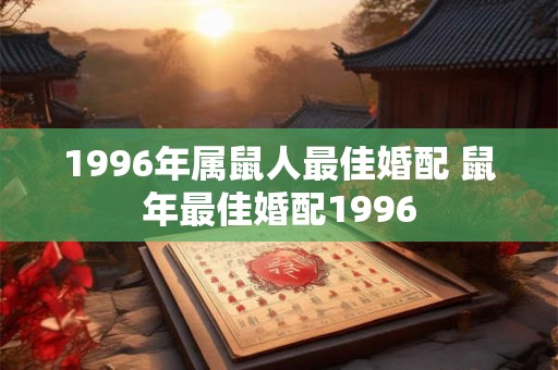 1996年属鼠人最佳婚配 鼠年最佳婚配1996