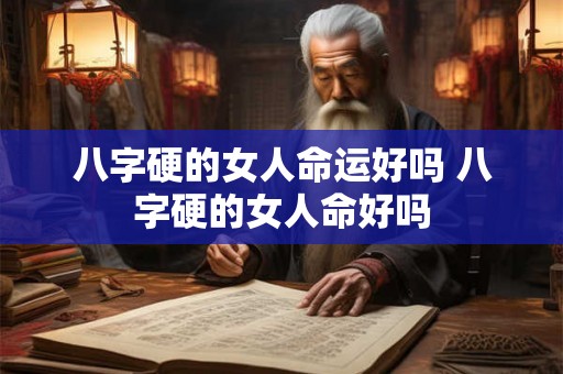 八字硬的女人命运好吗 八字硬的女人命好吗
