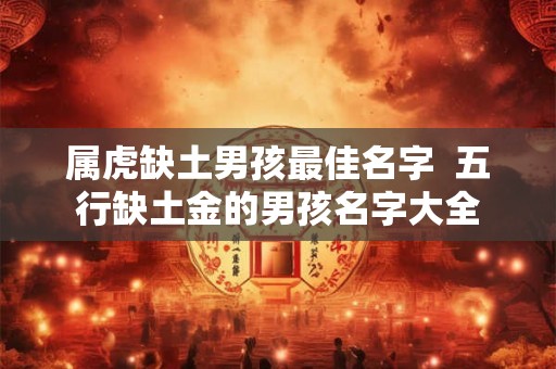 属虎缺土男孩最佳名字  五行缺土金的男孩名字大全