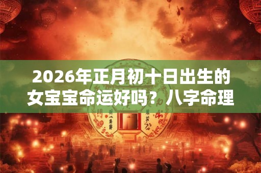 2026年正月初十日出生的女宝宝命运好吗？八字命理解析