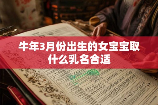 牛年3月份出生的女宝宝取什么乳名合适
