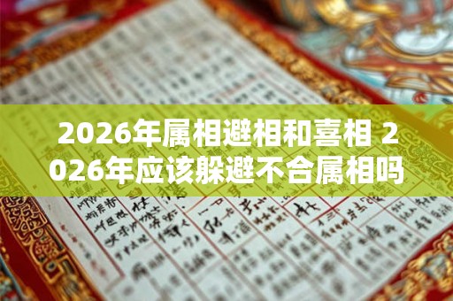 2026年属相避相和喜相 2026年应该躲避不合属相吗 2026年属相避相和喜相 2026年应该躲避不合属相吗