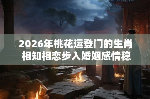 2026年桃花运登门的生肖 相知相恋步入婚姻感情稳定