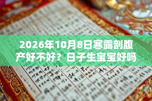 2026年10月8日寒露剖腹产好不好？日子生宝宝好吗？