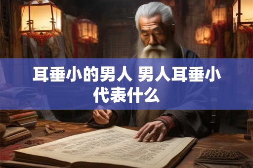 耳垂小的男人 男人耳垂小代表什么
