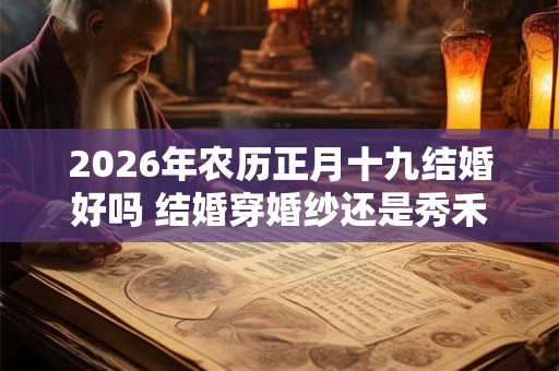 2026年农历正月十九结婚好吗 结婚穿婚纱还是秀禾服好