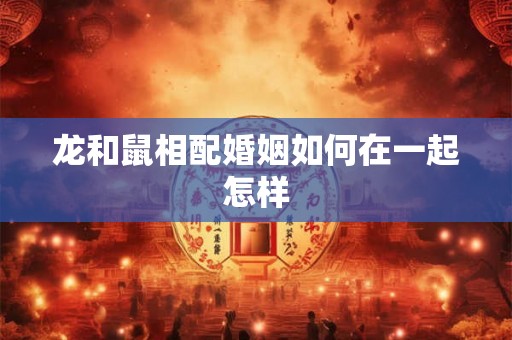 龙和鼠相配婚姻如何在一起怎样