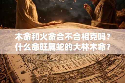 木命和火命合不合相克吗?什么命旺属蛇的大林木命? 木命和火命合不合相克吗?什么命旺属蛇的大林木命?
