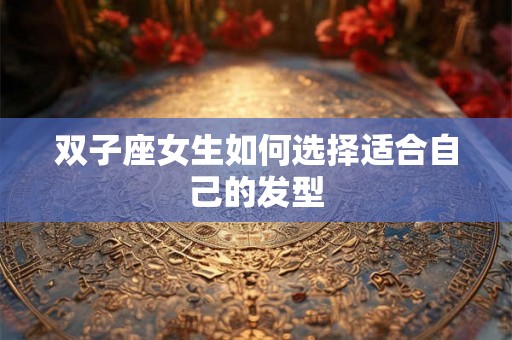 双子座女生如何选择适合自己的发型