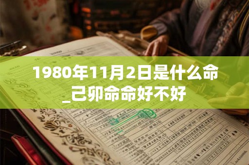 1980年11月2日是什么命_己卯命命好不好