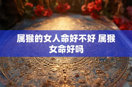 属猴的女人命好不好 属猴女命好吗 属猴的女人命好不好 属猴女命好吗