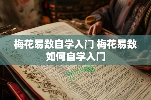 梅花易数自学入门 梅花易数如何自学入门