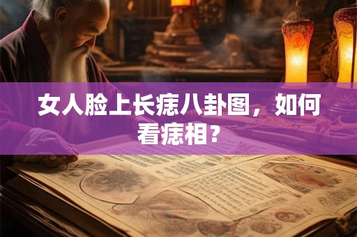 女人脸上长痣八卦图，如何看痣相？