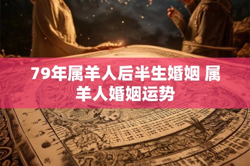 79年属羊人后半生婚姻 属羊人婚姻运势