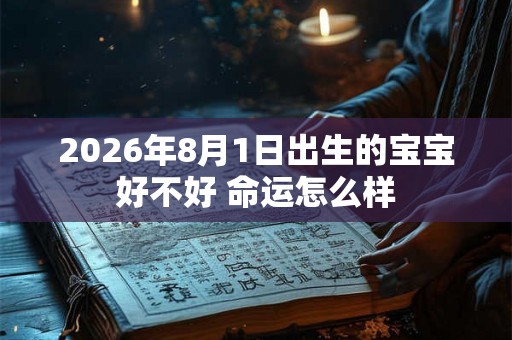 2026年8月1日出生的宝宝好不好 命运怎么样