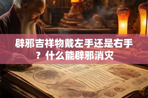 辟邪吉祥物戴左手还是右手？什么能辟邪消灾