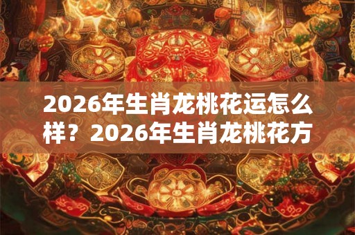 2026年生肖龙桃花运怎么样？2026年生肖龙桃花方位