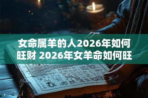 女命属羊的人2026年如何旺财 2026年女羊命如何旺财 女命属羊的人2026年如何旺财 2026年女羊命如何旺财