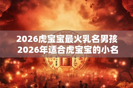 2026虎宝宝最火乳名男孩 2026年适合虎宝宝的小名大全 2026虎宝宝最火乳名男孩 2026年适合虎宝宝的小名大全