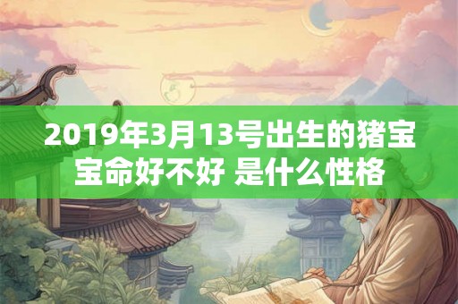 2019年3月13号出生的猪宝宝命好不好 是什么性格