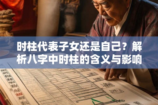 时柱代表子女还是自己?解析八字中时柱的含义与影响 时柱代表子女还是自己?解析八字中时柱的含义与影响