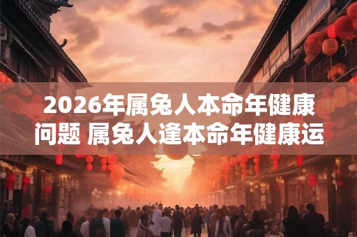 2026年属兔人本命年健康问题 属兔人逢本命年健康运如何 2026年属兔人本命年健康问题 属兔人逢本命年健康运如何