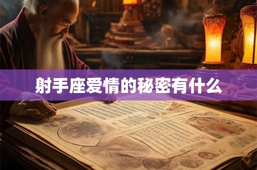 射手座爱情的秘密有什么